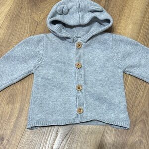 🎉4/30$🎉Gray Button-Up Kids Hoodie